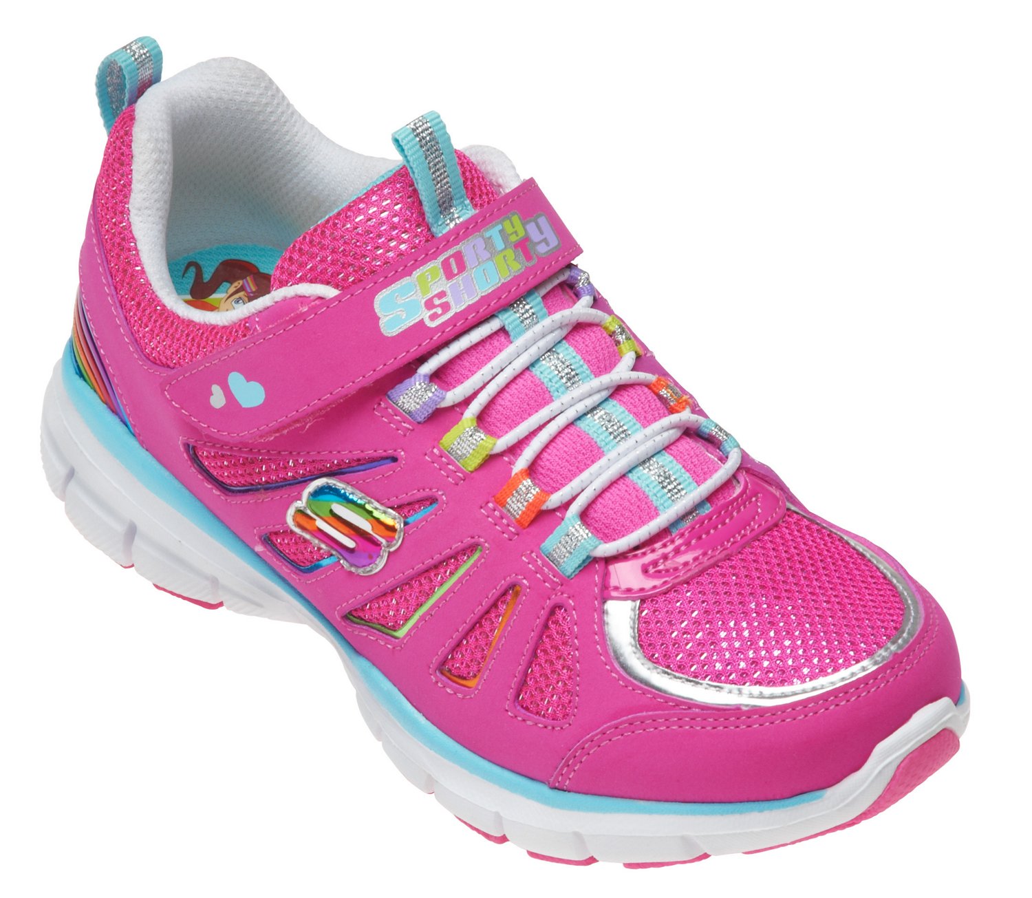 SKECHERS Girls' Sporty Shorty Lite Spirit Shoes thumbnail