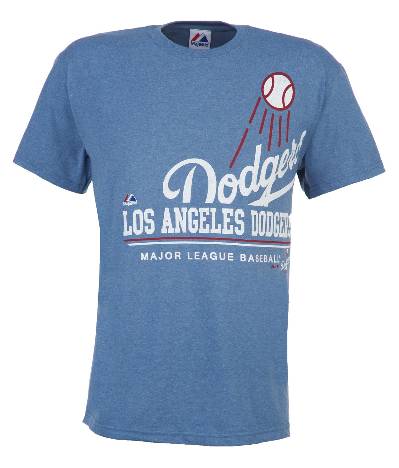 Majestic Men's Los Angeles Dodgers Submariner Heathered Short Sleeve T-shirt thumbnail