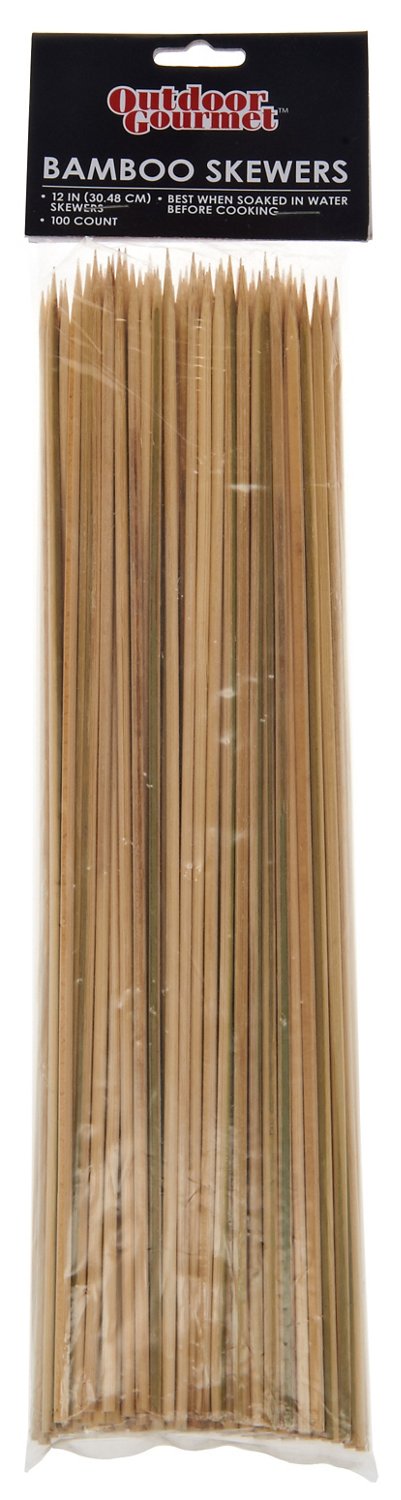 Outdoor Gourmet Bamboo Skewers 100-Pack thumbnail