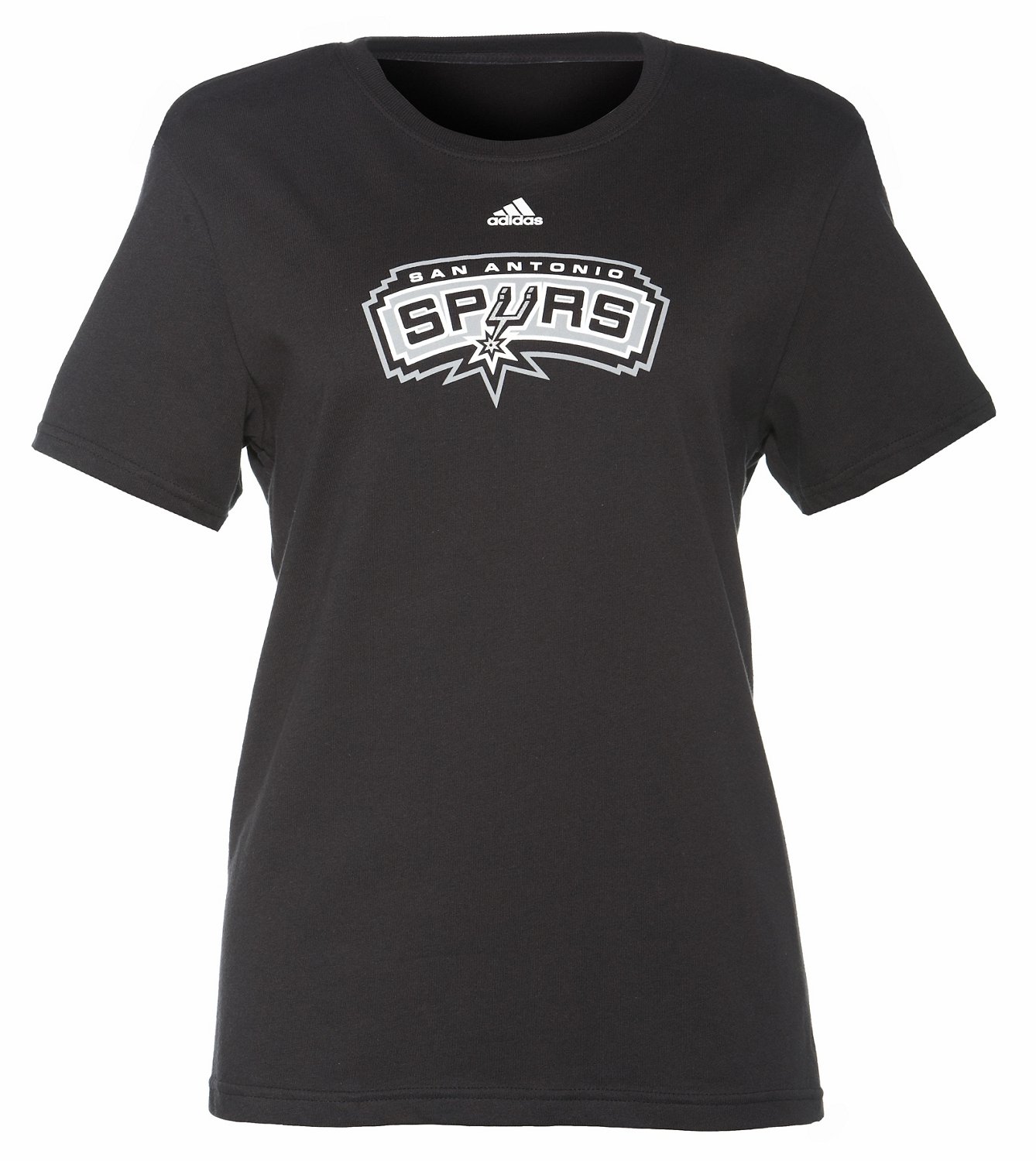 adidas Women's San Antonio Spurs Short Sleeve Basic T-shirt