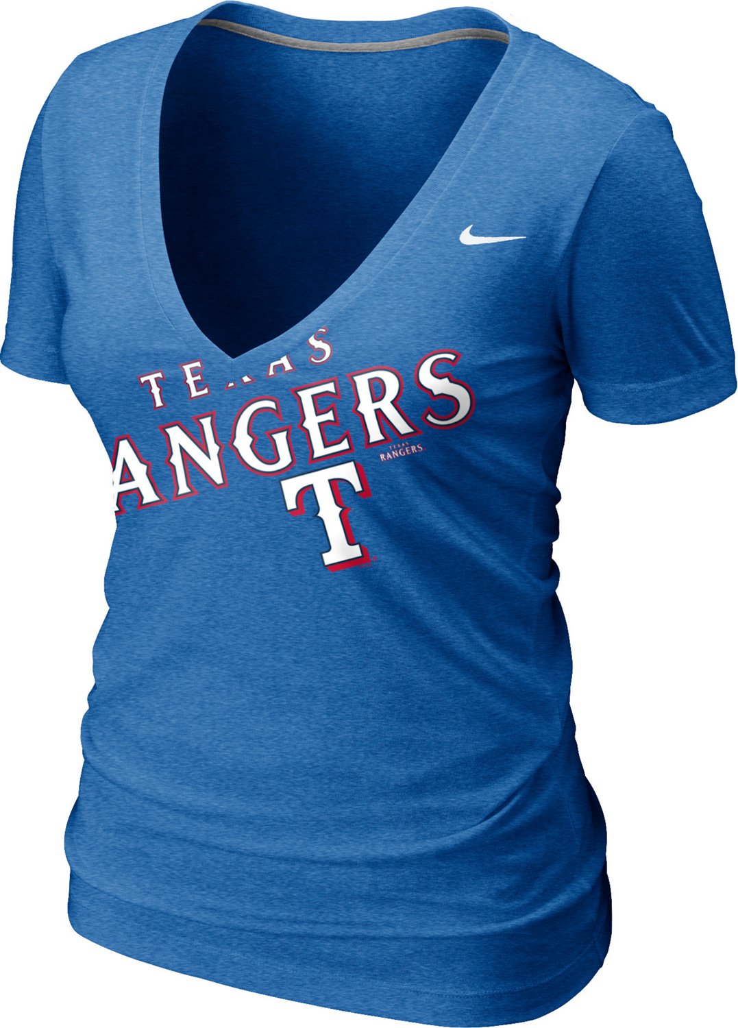 Nike Women's Texas Rangers Deep V-neck T-shirt