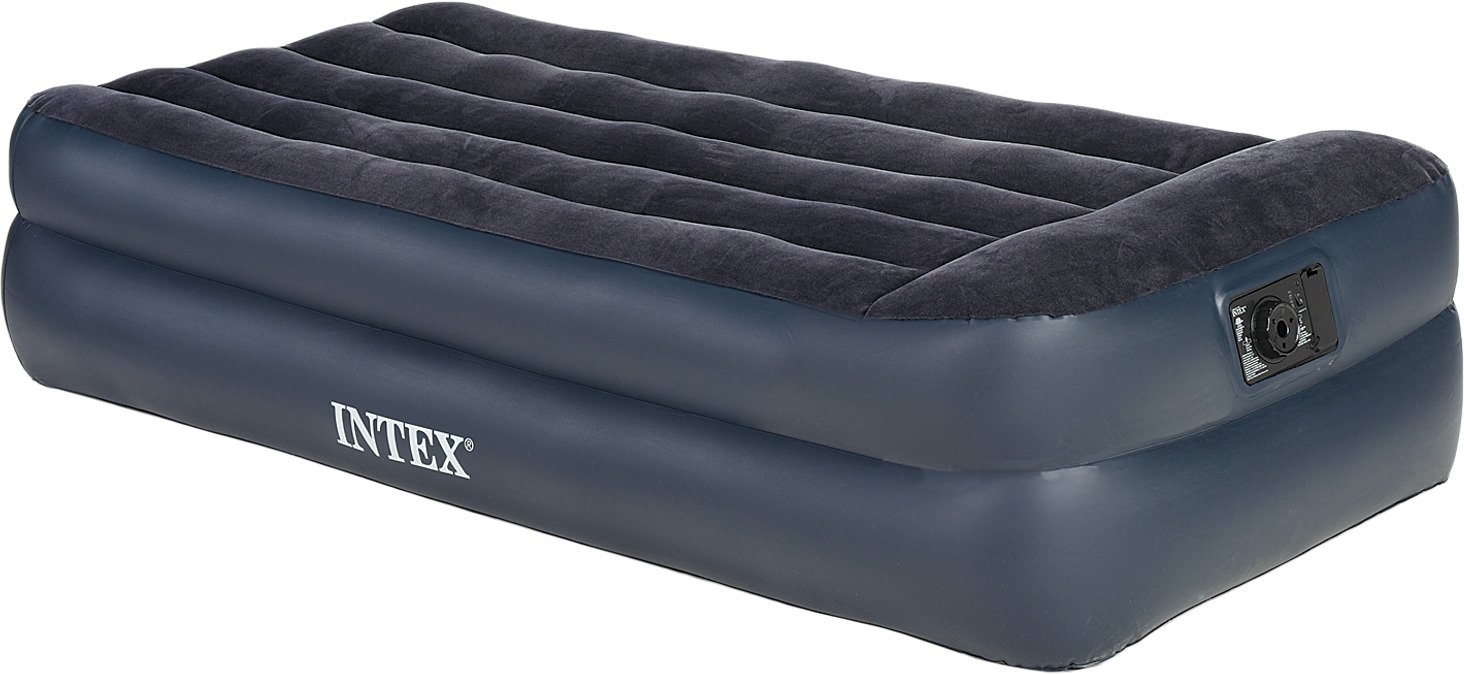 INTEX® Twin Airbed with Built-In Electric Pump
