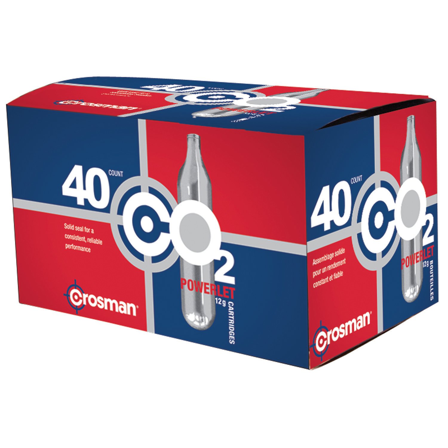 Crosman Copperhead Powerlet 12-Gram COâ Cartridges 40-Pack