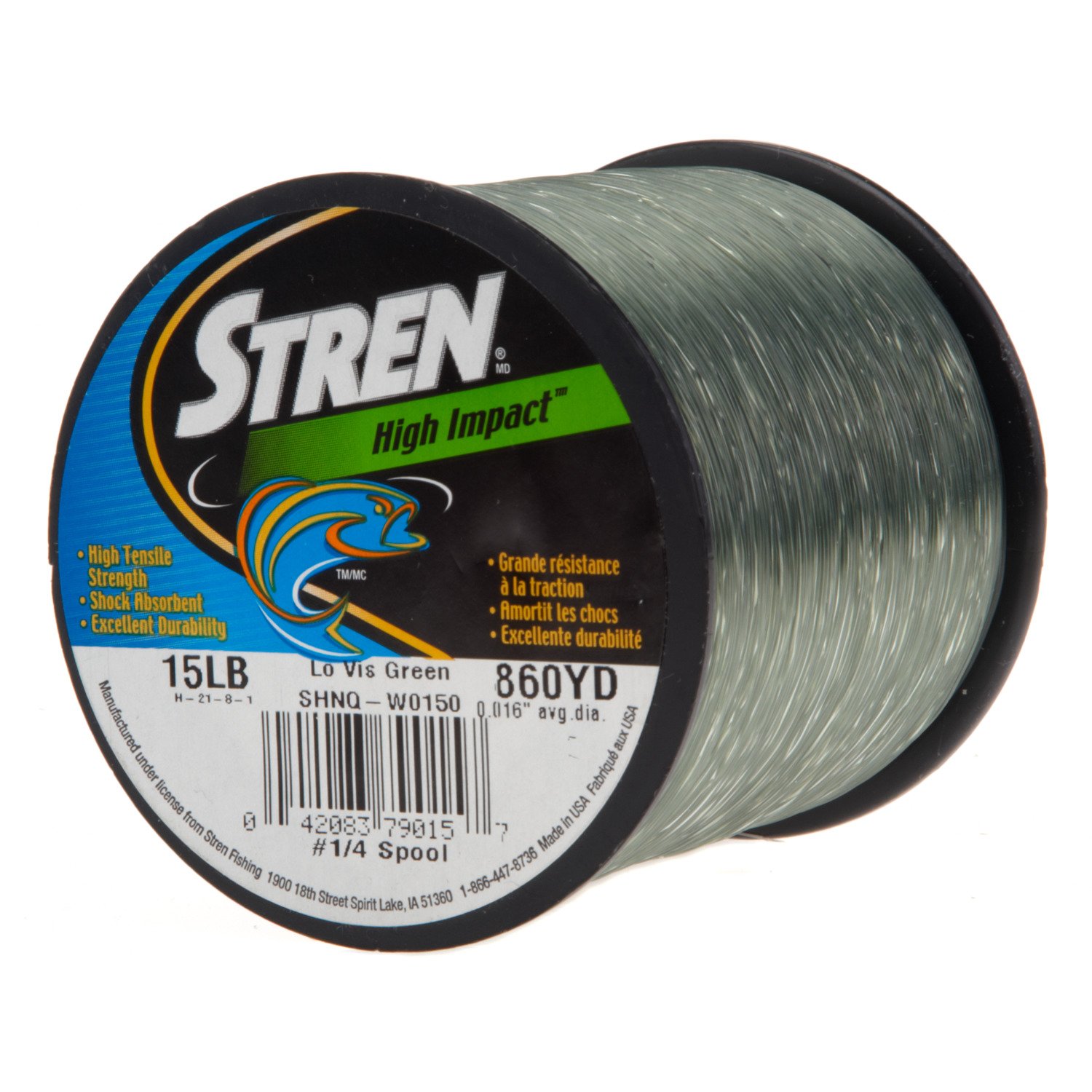Stren® High Impact™ 15 lb. - 860 yards Monofilament Fishing Line