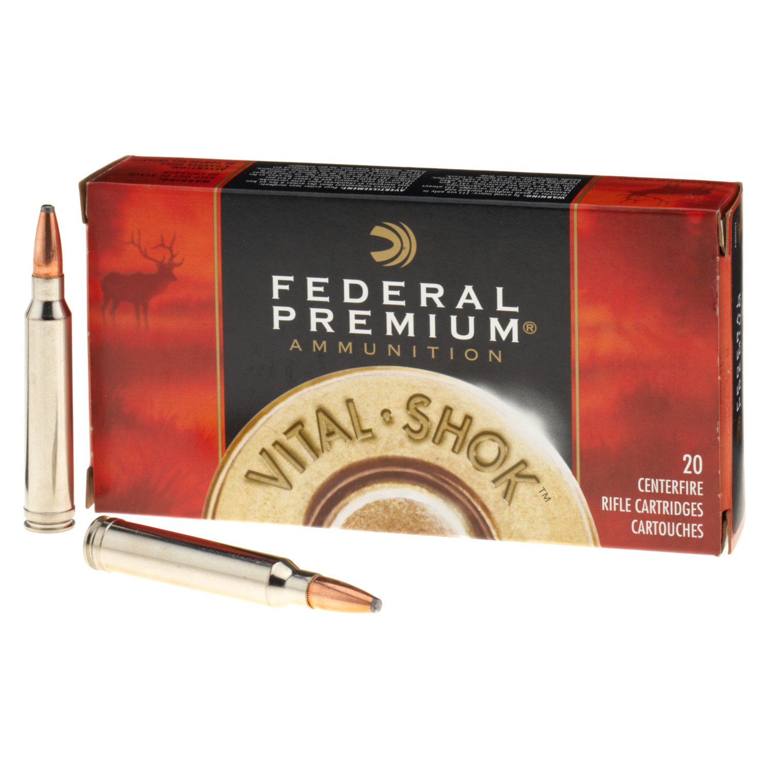 Federal Premium® Nosler® Partition® .300 Winchester Magnum 180-Grain Rifle Ammunition