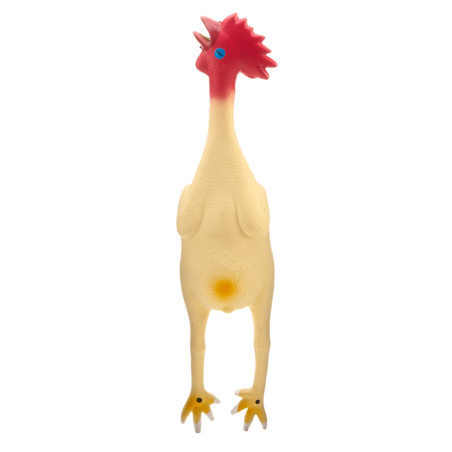 Ruffin' It Stuffed Rubber Chicken Pet Squeaky Toy