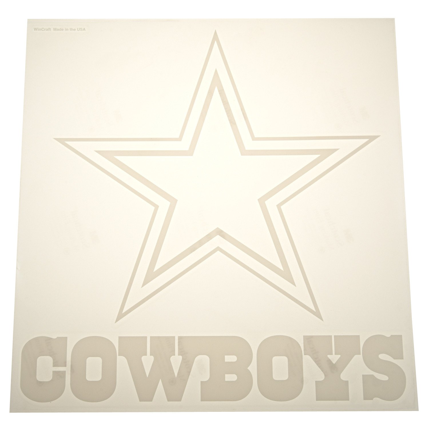 WinCraft Dallas Cowboys Die-Cut Decal