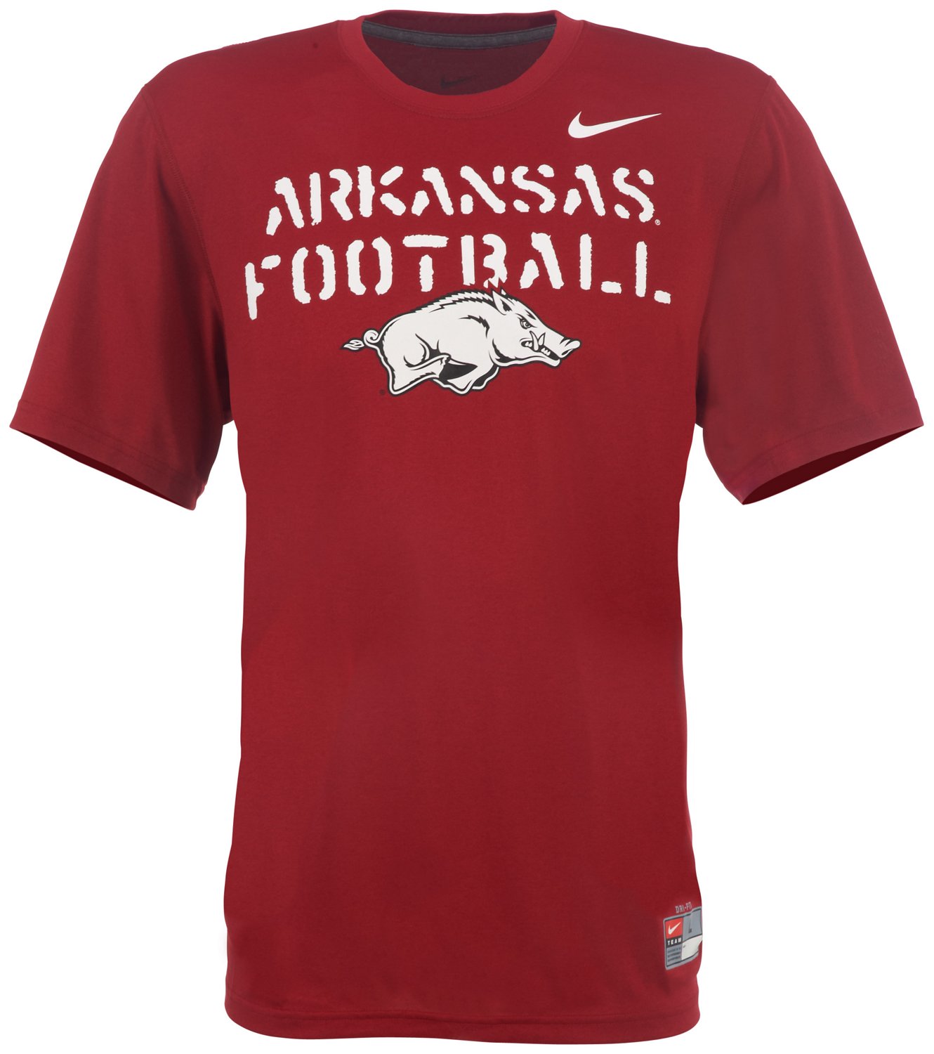 Nike Men's University of Arkansas Dri-FIT Bench Press Legend T-shirt