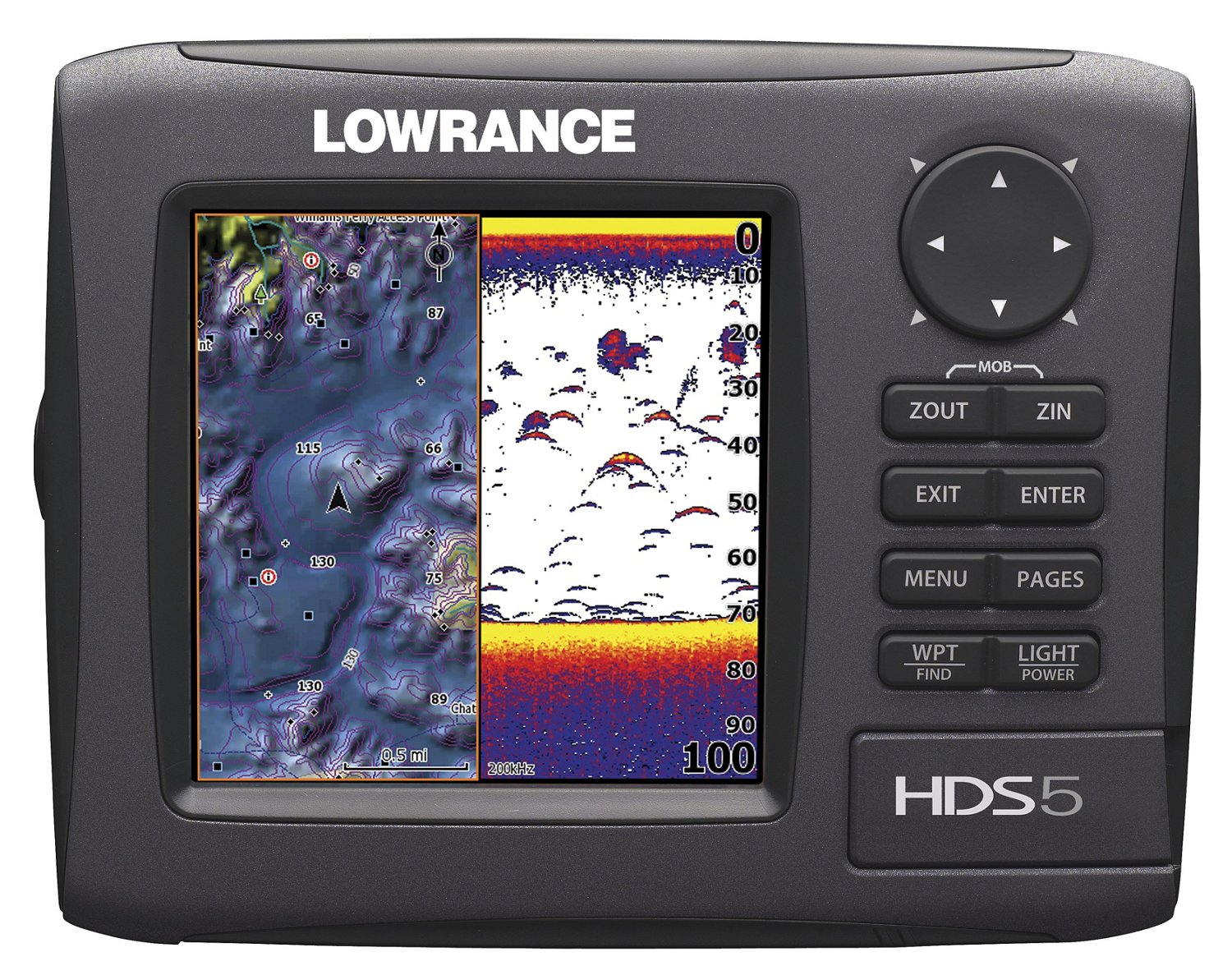 Lowrance HDS 5 GEN2 Lake Insight Fishfinder/Chartplotter