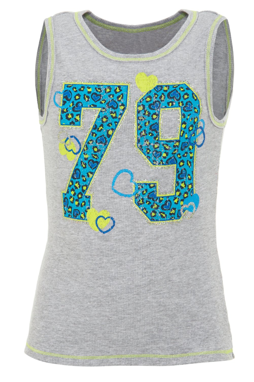 BCG Girls' Rib Graphic Tank Top