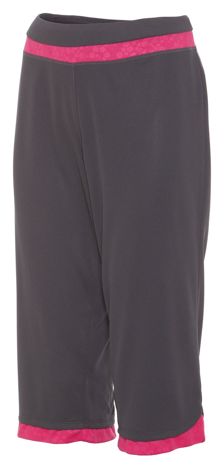 BCG Women's Geo Embossed Mesh Capri
