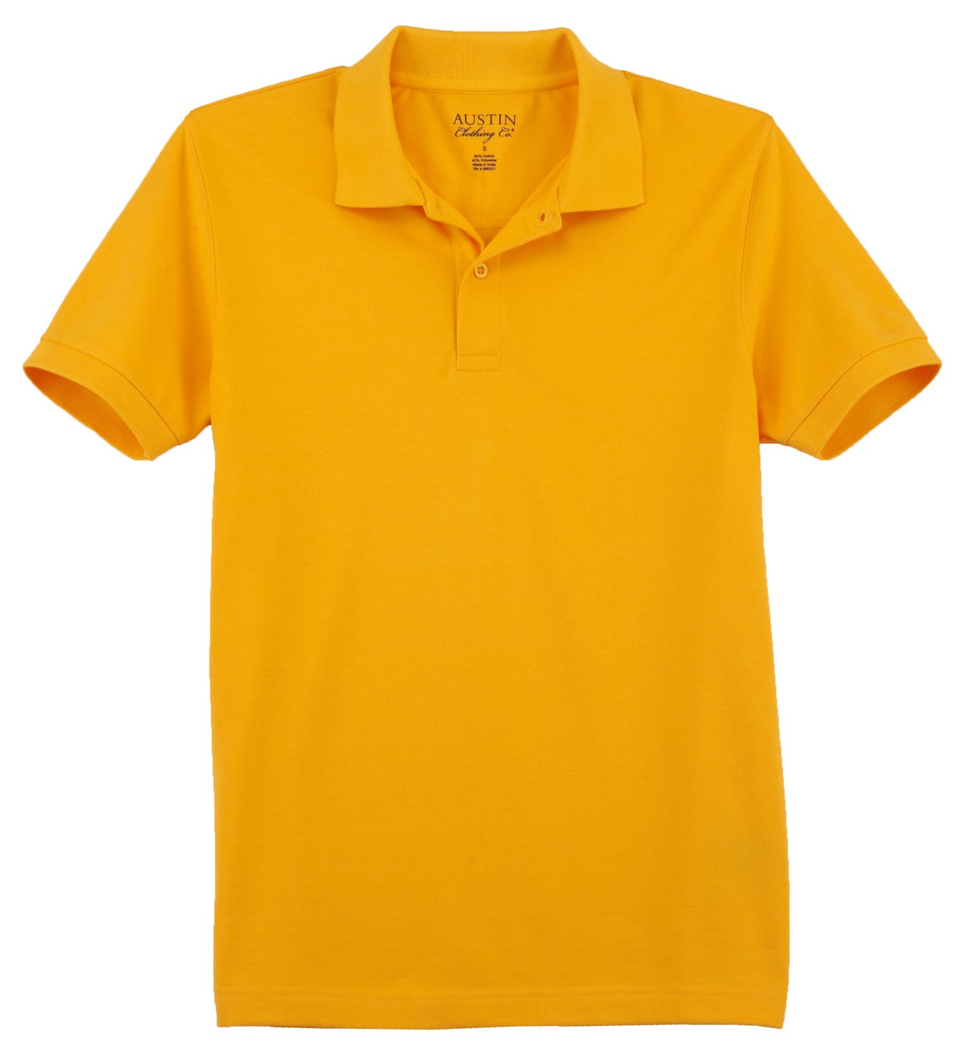 Austin Clothing Co.® Men's Short Sleeve Performance Piqué Polo Shirt