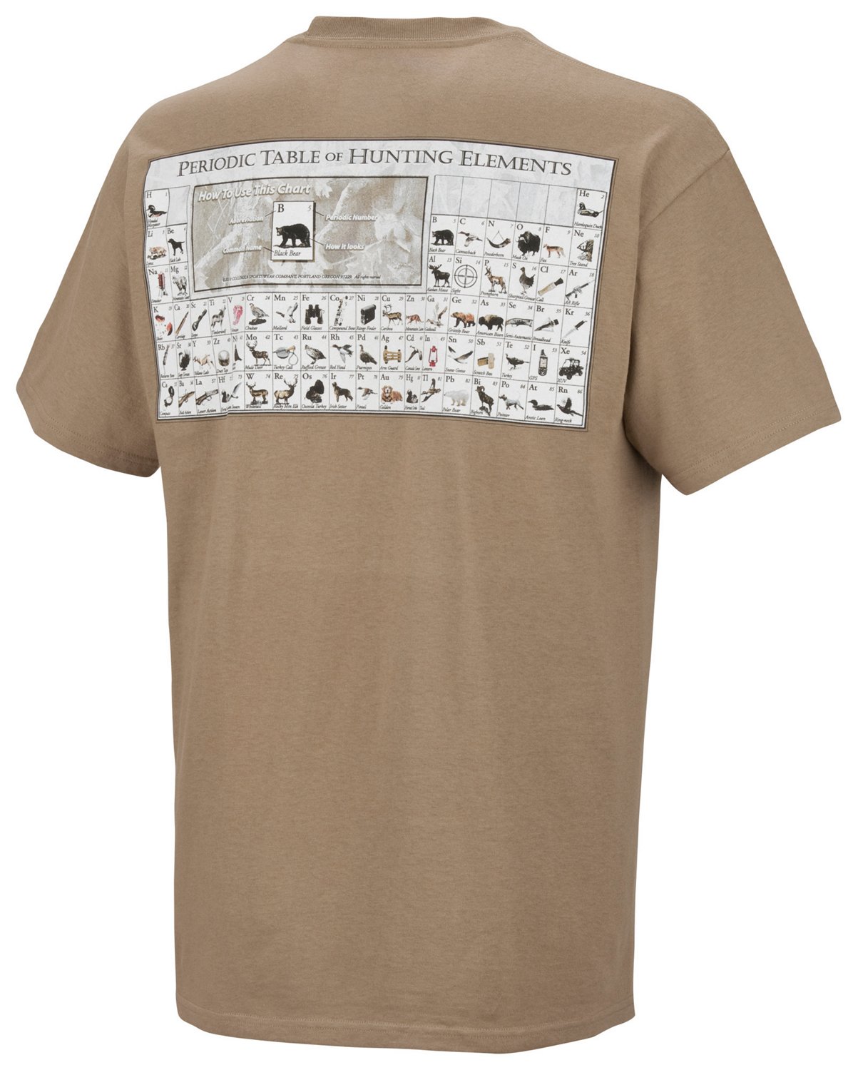 Columbia Sportswear Men's Periodic Hunting Chart Short Sleeve T-shirt