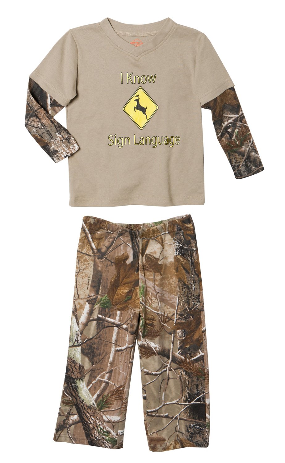 Game Winner® Infant Boys' Long Sleeve Mock T-shirt and Pant Set