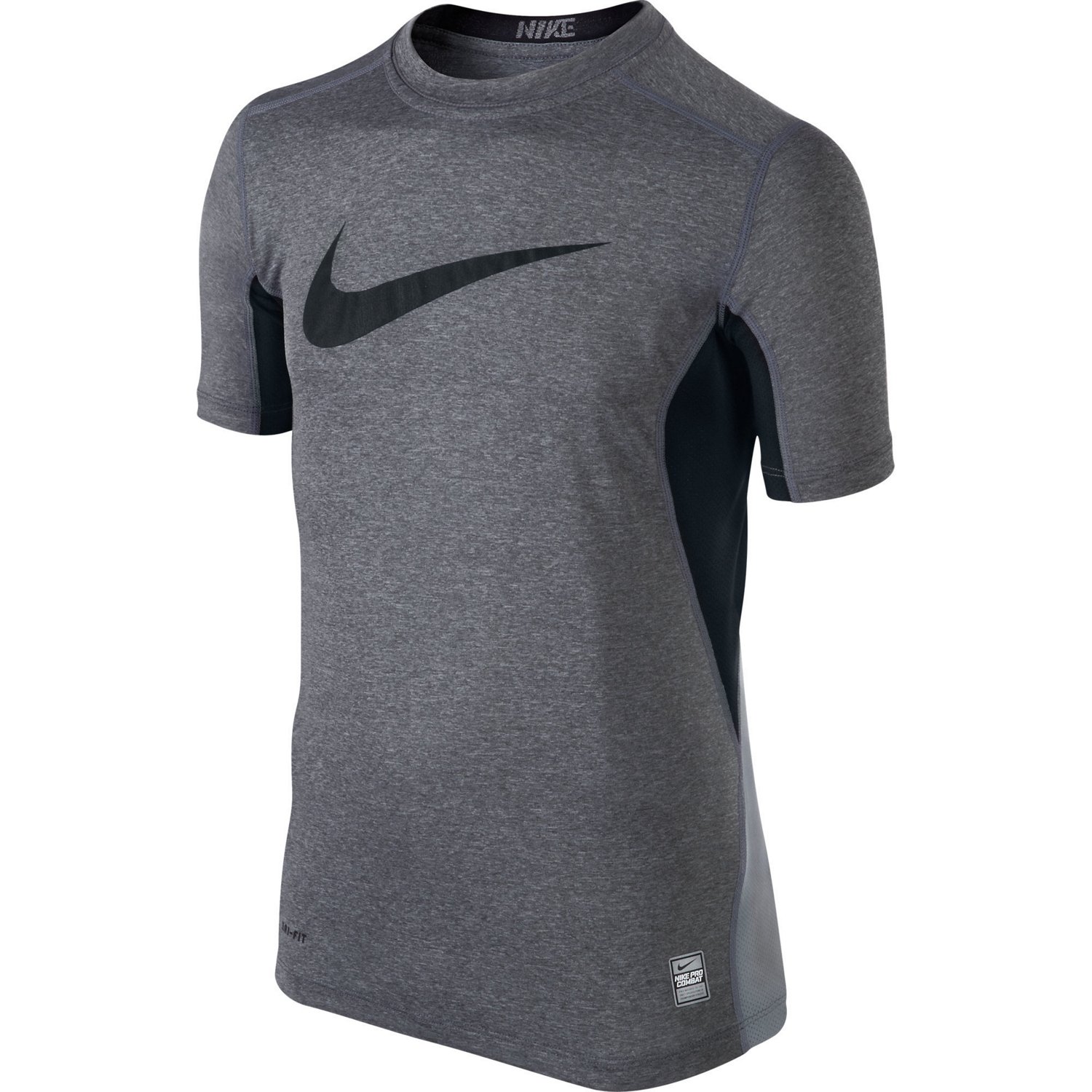 Nike Boys' Pro Combat Core Fitted Swoosh T-shirt