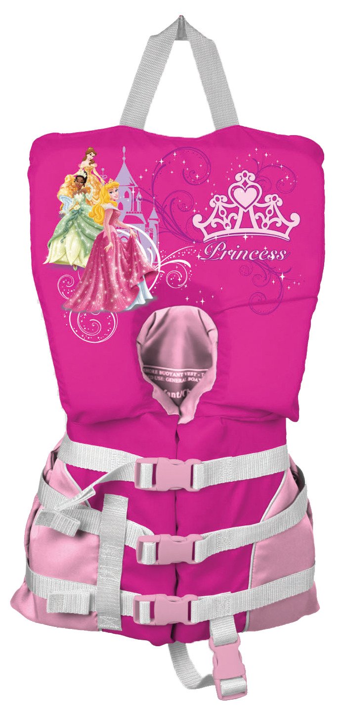 Exxel Outdoors Infants' Disney Princess 4-Buckle Head's Up Flotation Vest
