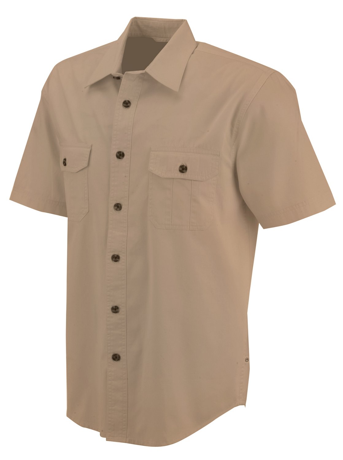 Magellan Outdoors Men's Short Sleeve Sueded Twill Shirt
