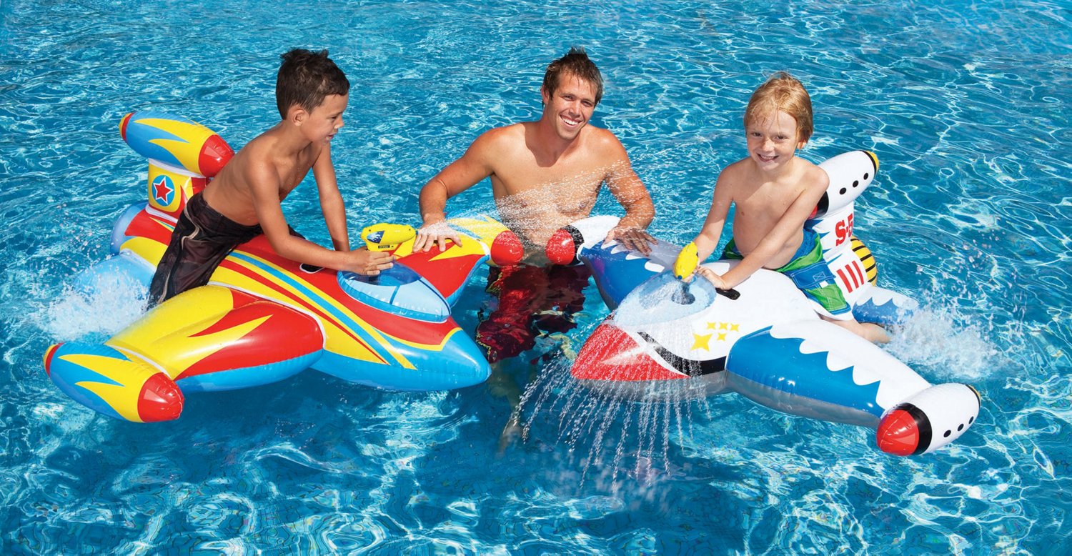 INTEX® Water Gun Spaceship Ride-Ons 2-Pack