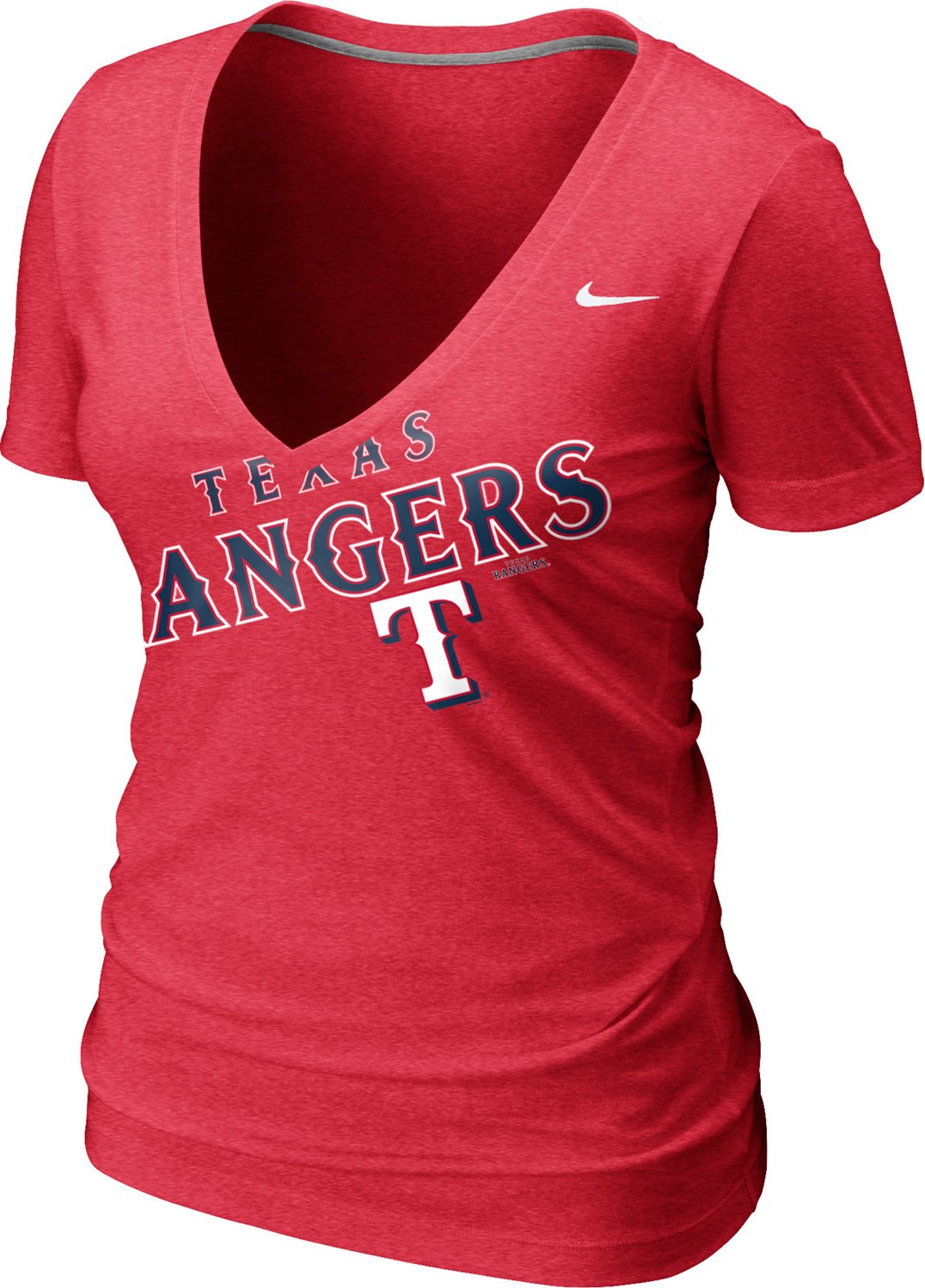 Nike Women's Texas Rangers Deep V-neck T-shirt