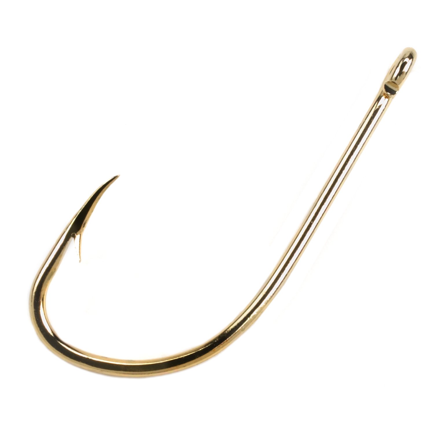 Eagle Claw Gold Single Hooks 8-Pack
