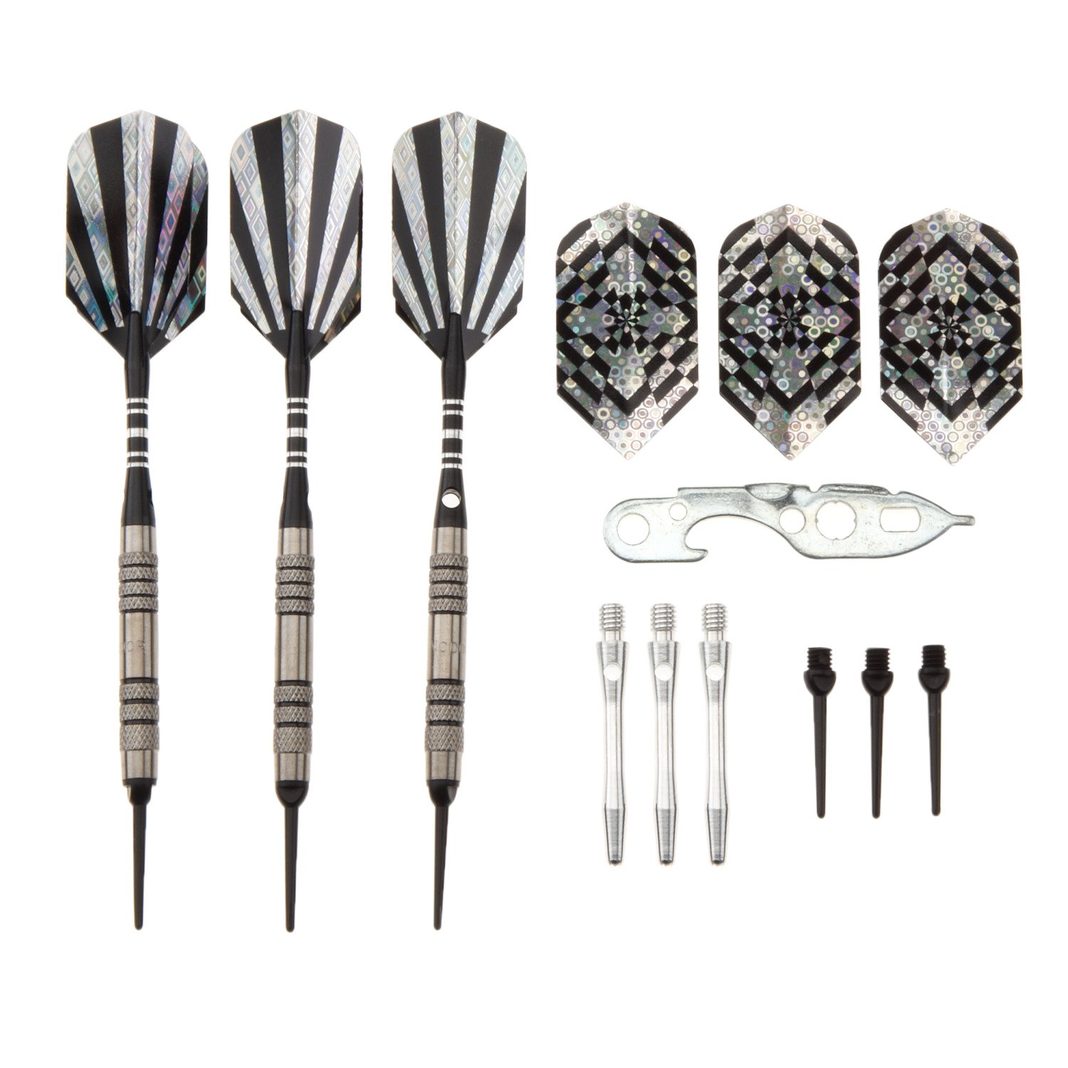 DMI Sports Arachnid 90% Tungsten Soft-Tip Darts Set