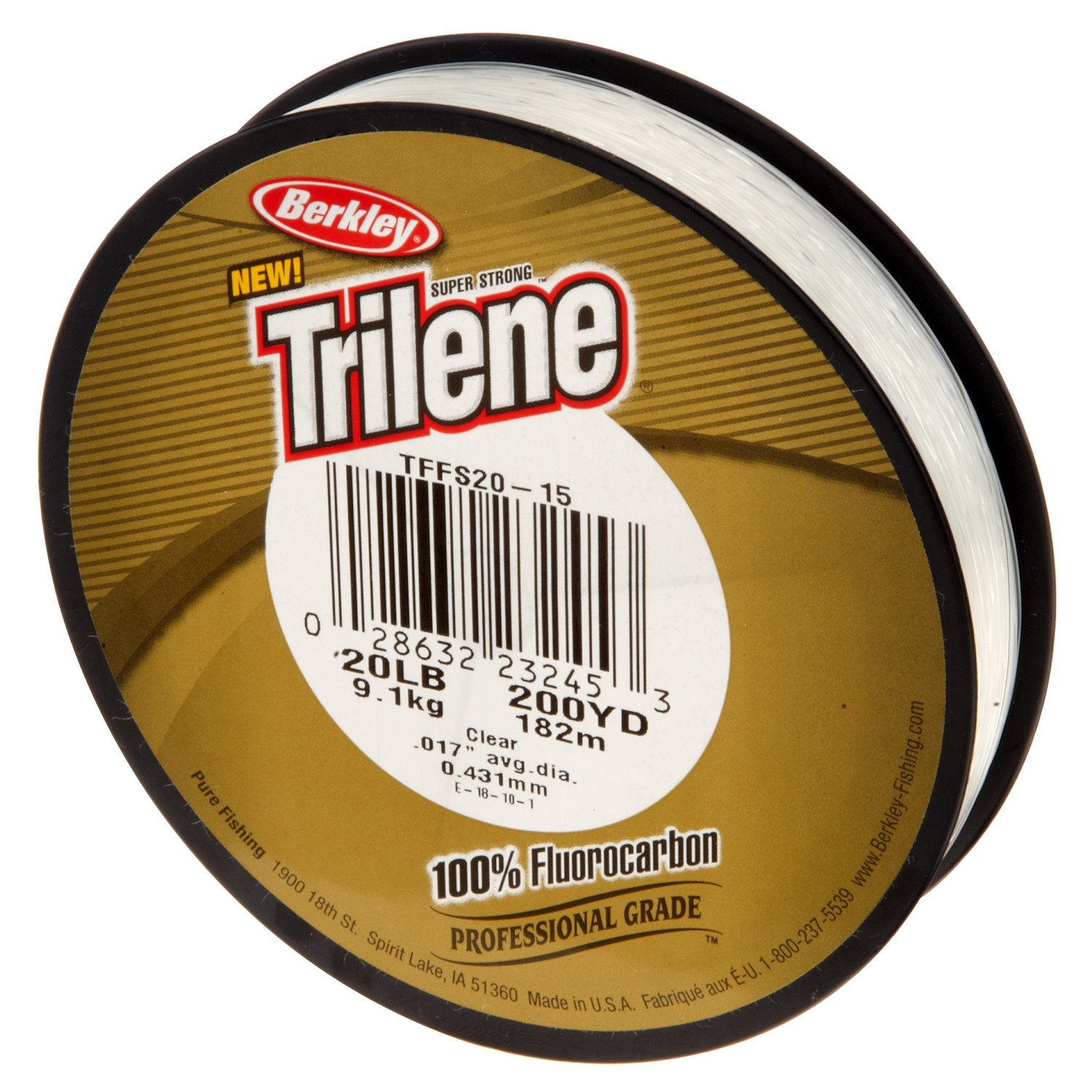 Berkley® Trilene® Professional Grade 20 lb - 200 yards 100% Fluorocarbon Fishing Line