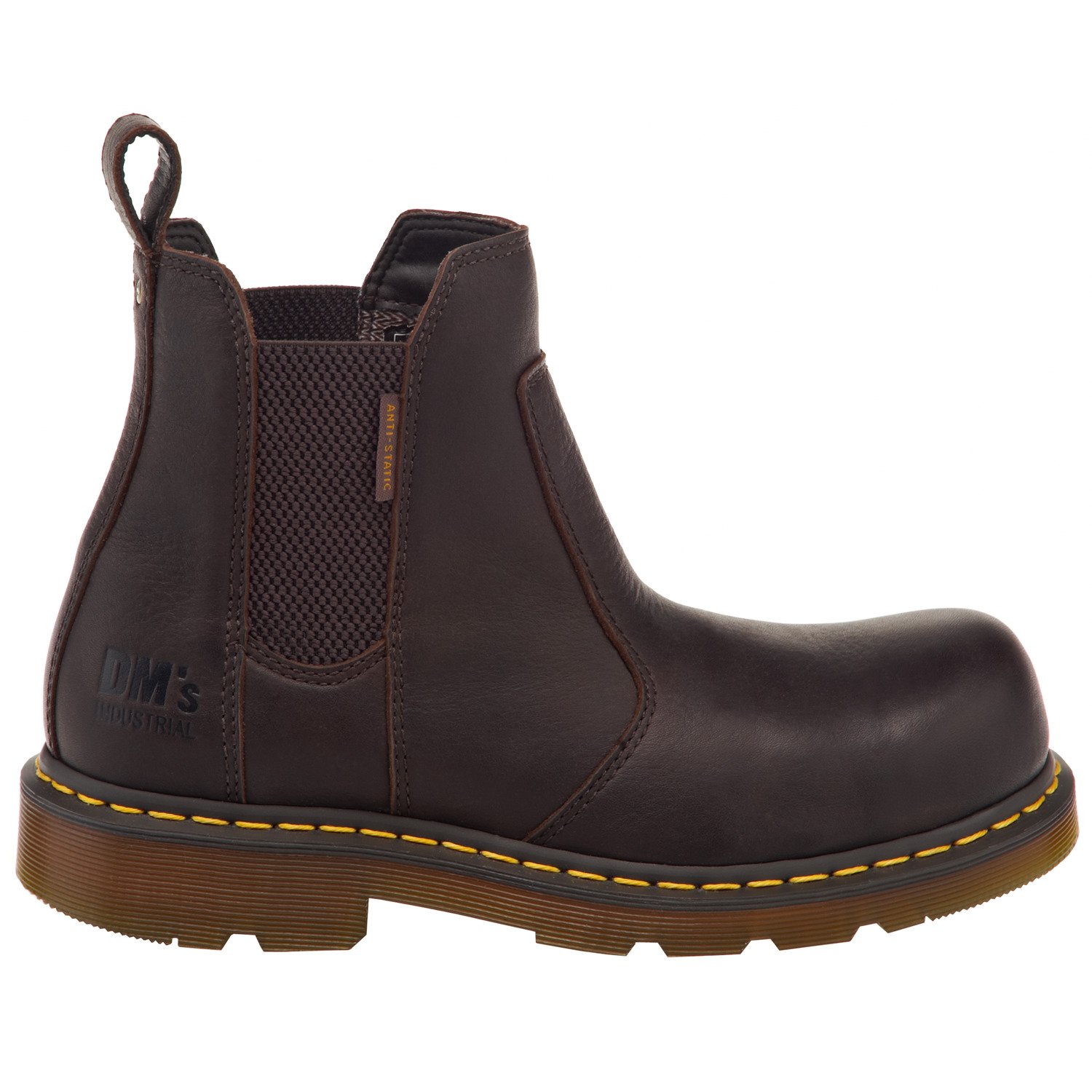 Dr. Martens Men's Flux Fusion Chelsea Steel-Toe Industrial Boots