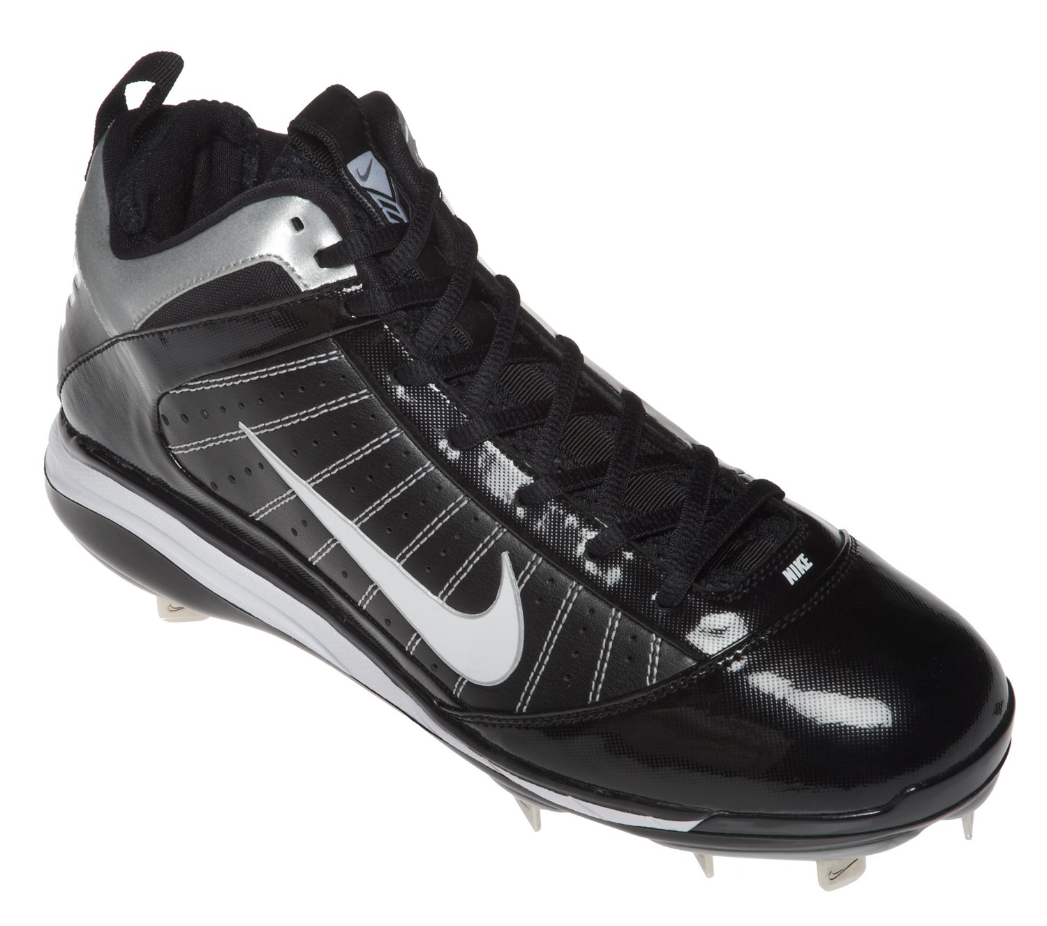 Nike Mens' Diamond Elite Mid Metal Baseball Cleats thumbnail