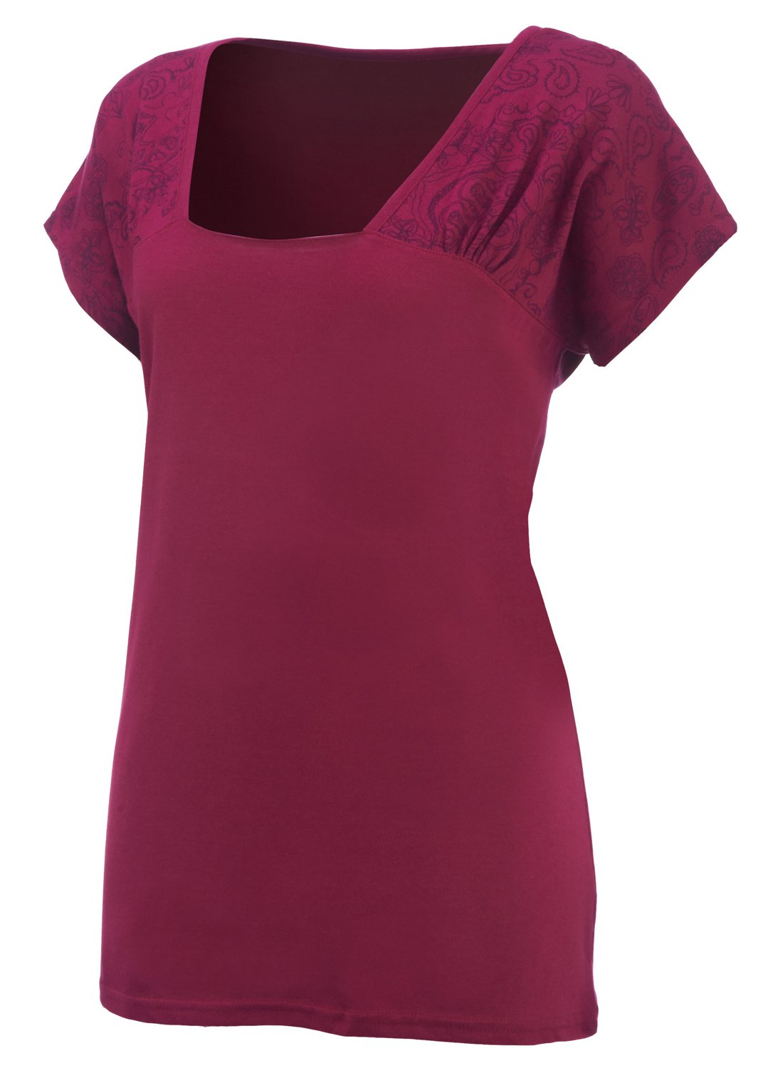Magellan Outdoors Women's Shirred Cap Sleeve Top
