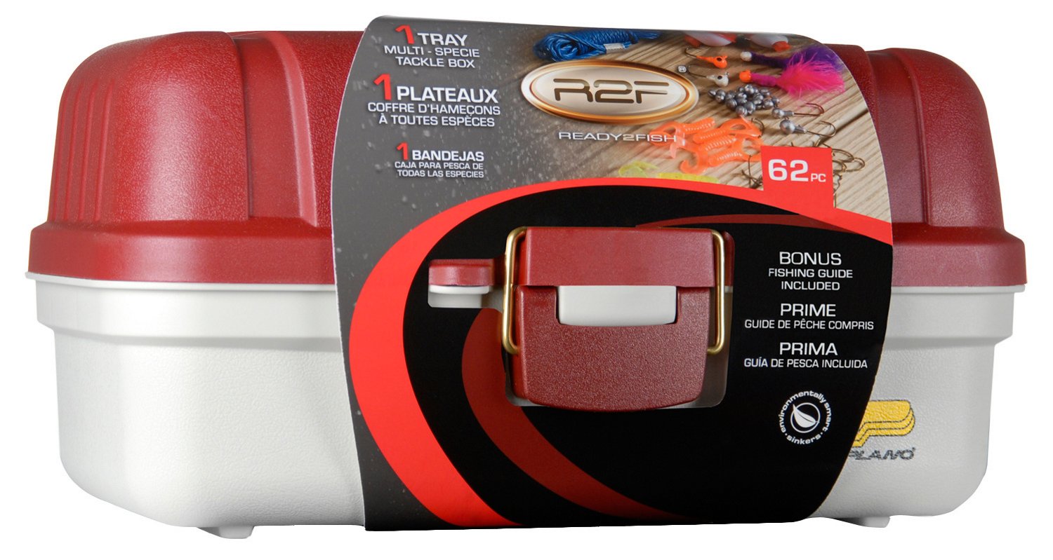 South Bend Ready 2 Fish 62-piece Tackle Box