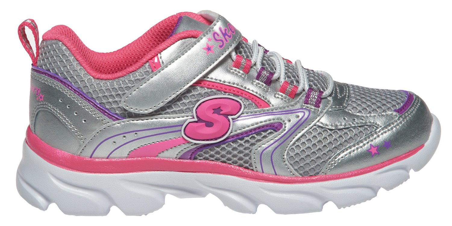 SKECHERS Girls' Lite Waves Skybeam Athletic Lifestyle Shoes thumbnail
