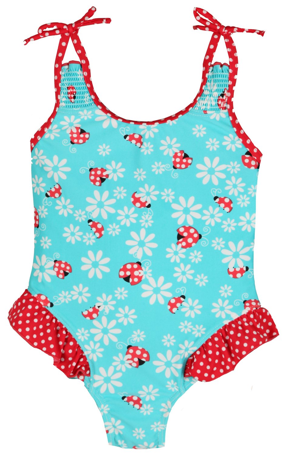 O'rageous® Girls' Spring Time Smocked Swimsuit