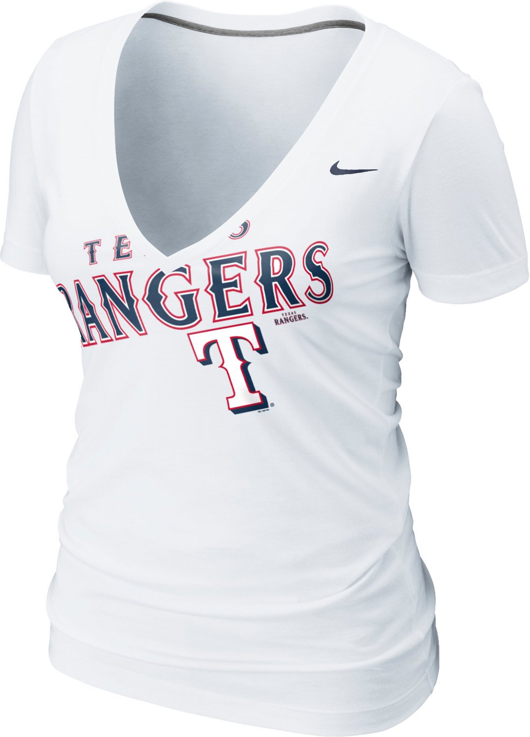 Nike Women's Texas Rangers Deep V-neck T-shirt