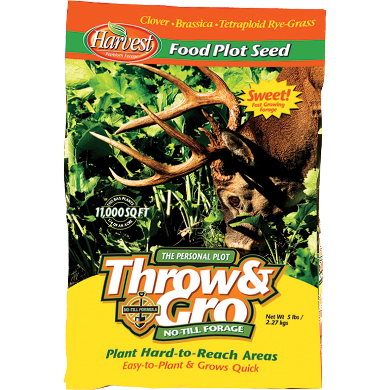 Evolved Habitats Throw & Gro No-Till Forage 5 lb. Feed Plot Seed
