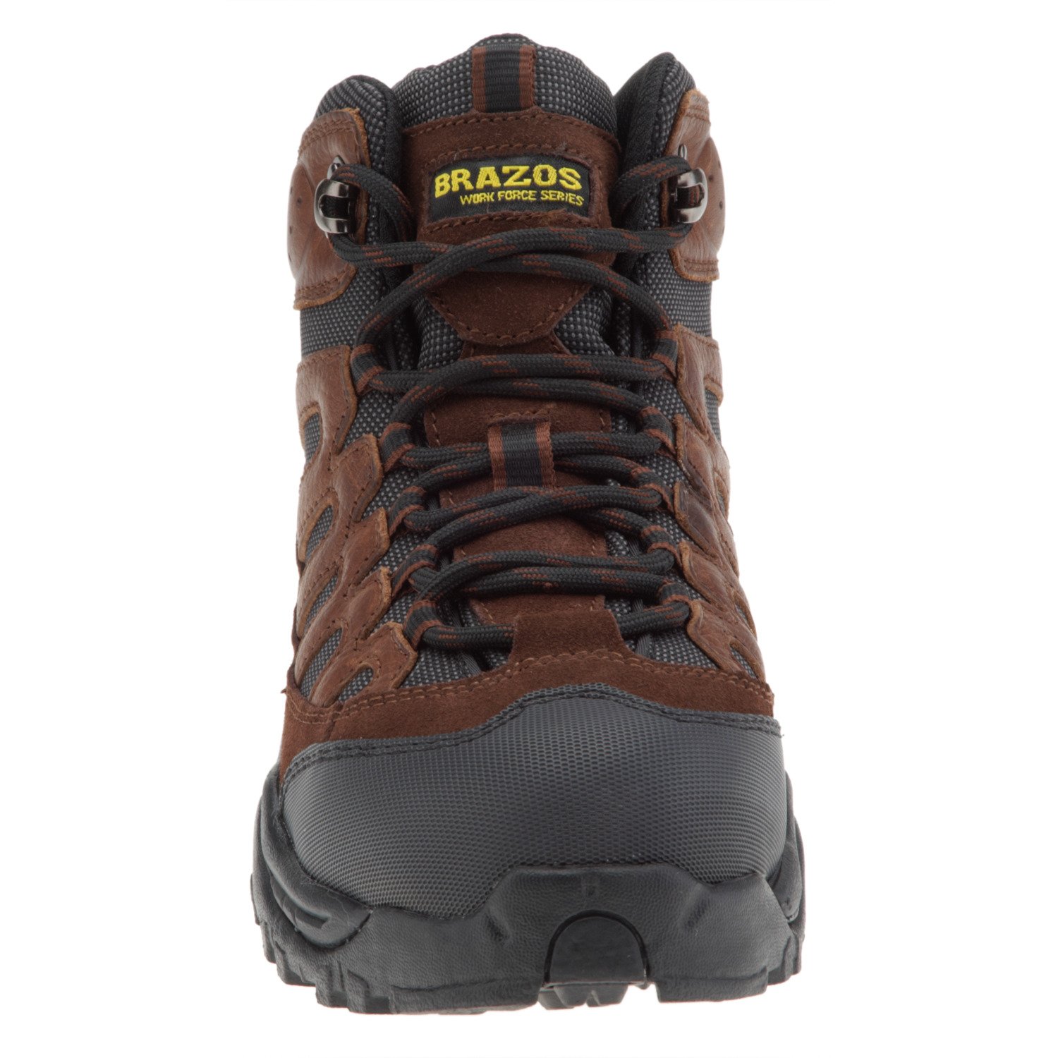 Brazos® Men's Iron Force Steel Toe Hiker Work Boots thumbnail