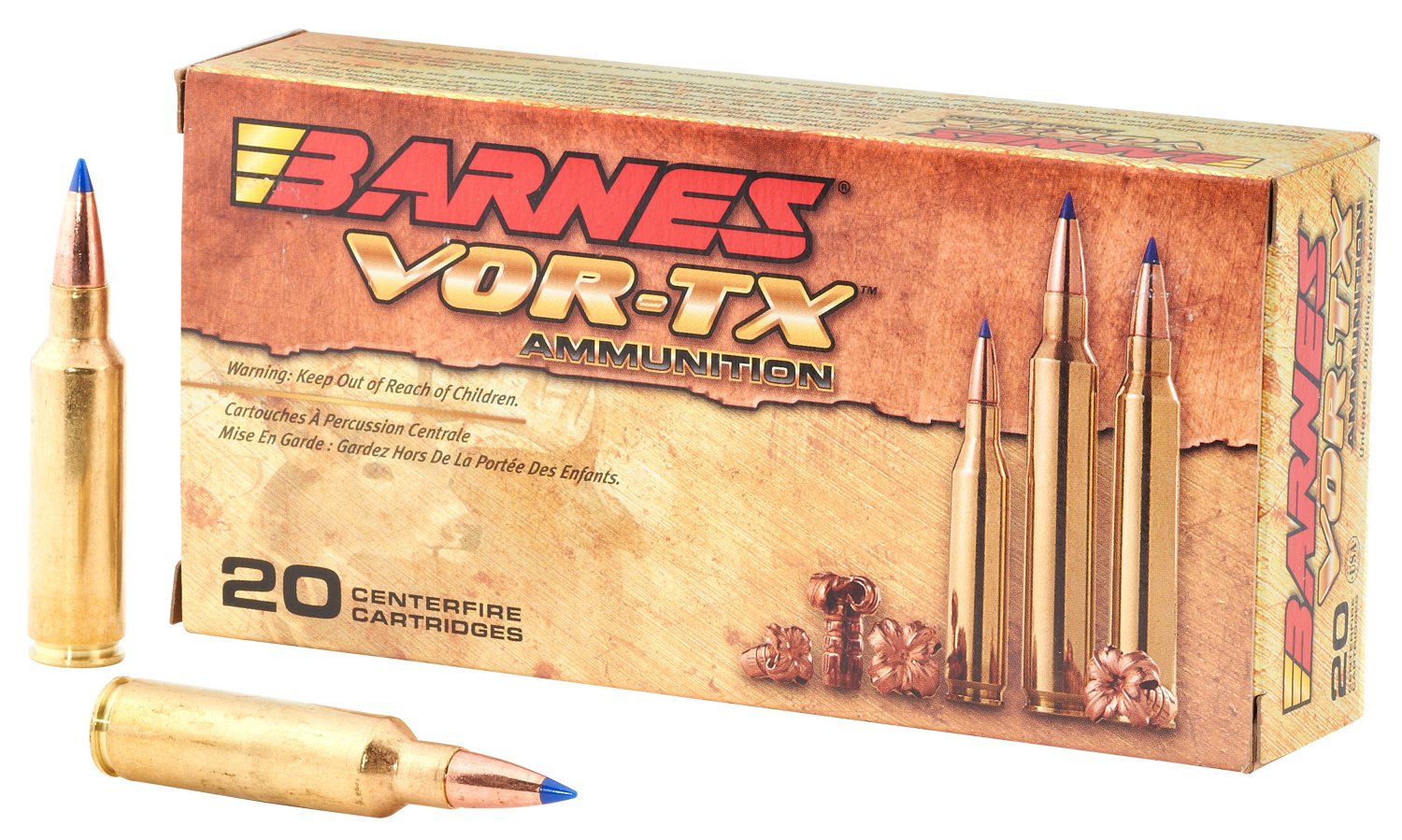 BARNES® VOR-TX™ .300 WSM 165-Grain Centerfire Rifle Ammunition