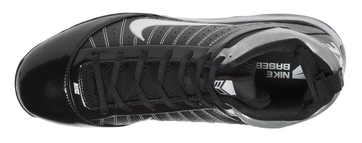 Nike Mens' Diamond Elite Mid Metal Baseball Cleats thumbnail