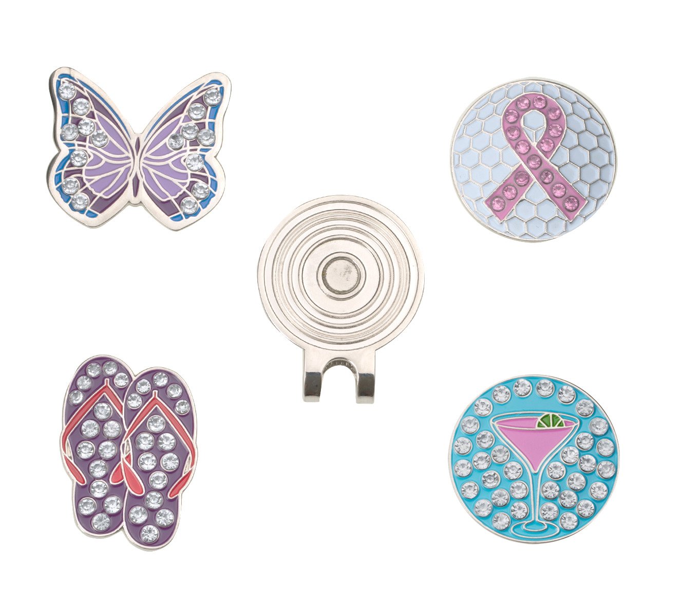 Golfmate® Women's Crystal Ball Markers 3-Pack