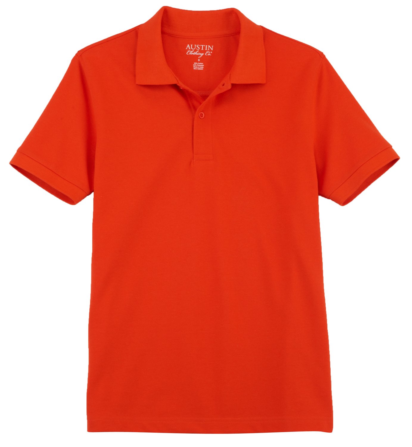 Austin Clothing Co.® Men's Short Sleeve Performance Piqué Polo Shirt