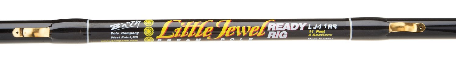 B 'n' M Little Jewel 11' ML Freshwater ReadyRig Panfish Rod thumbnail