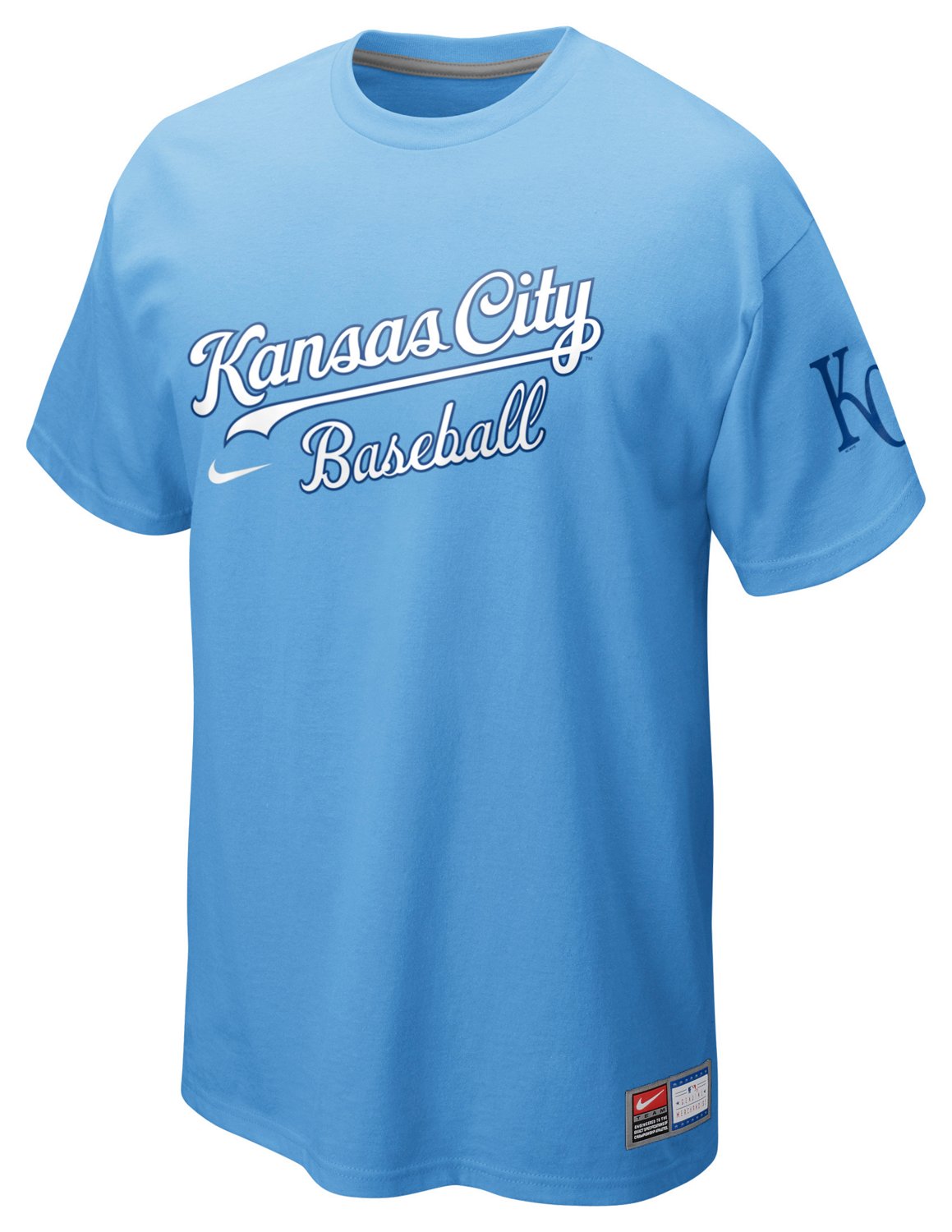 Nike Men's Kansas City Royals Away Practice Short Sleeve T-shirt thumbnail