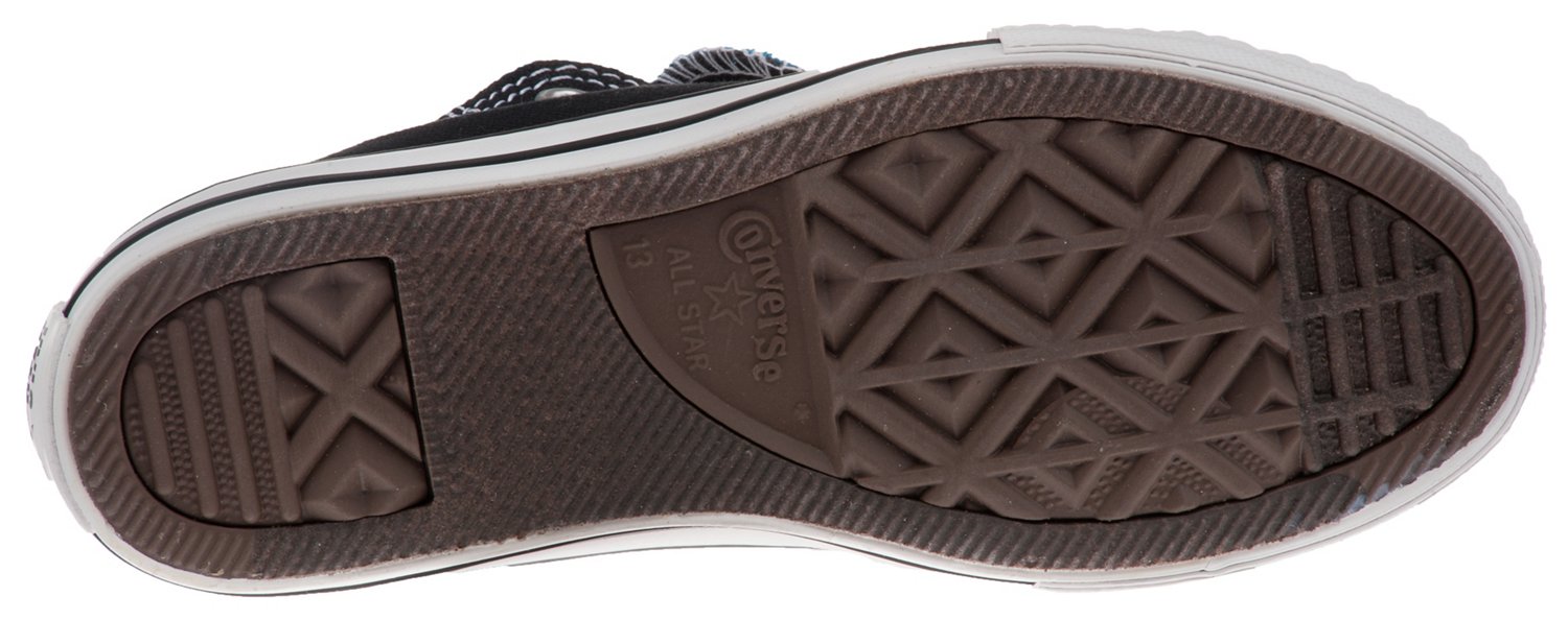 Converse Girls' Chuck Taylor All-Star Double Tongue Athletic Lifestyle Shoes thumbnail