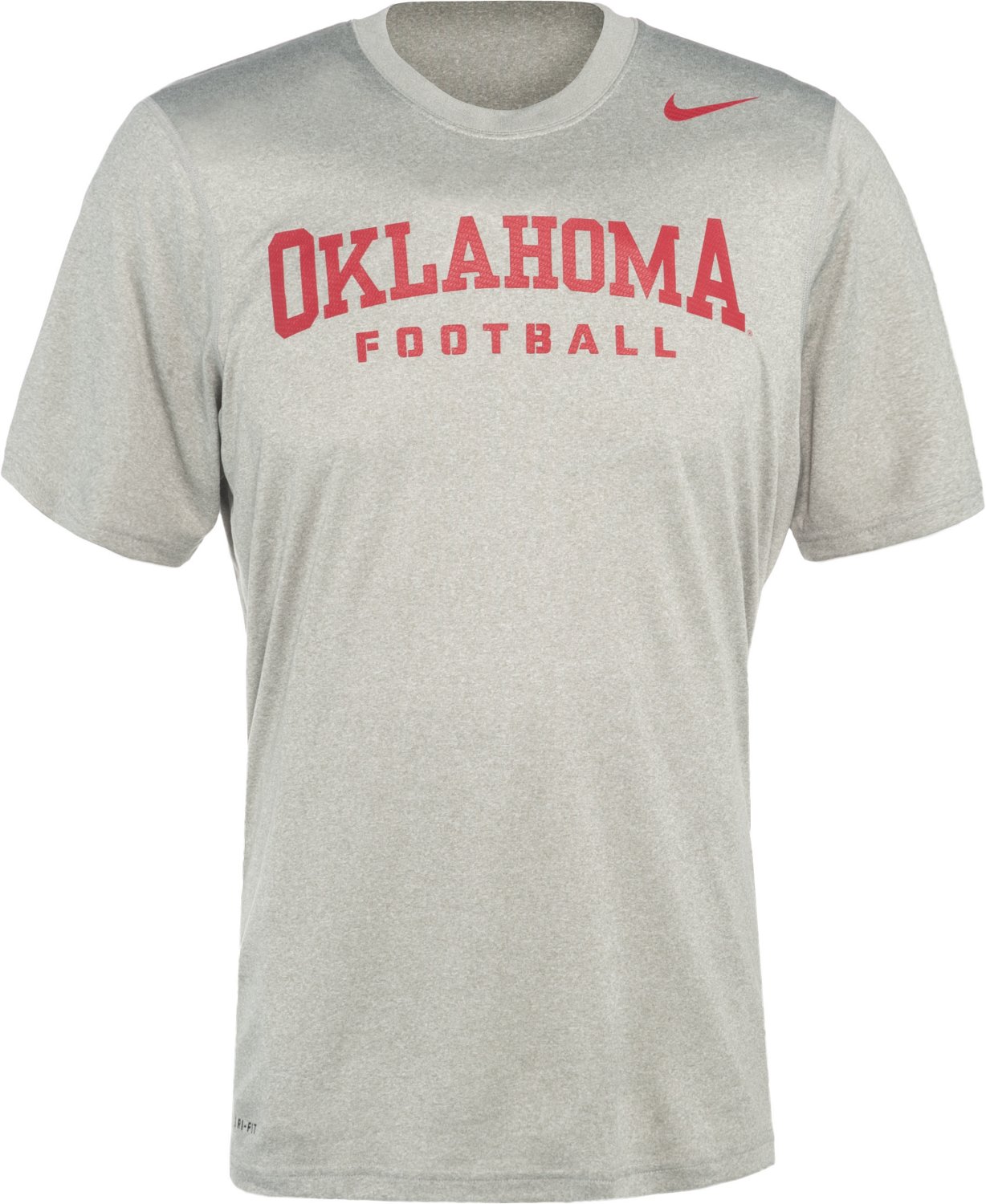 Nike Men's University of Oklahoma Practice Legend Authentic Font T-shirt