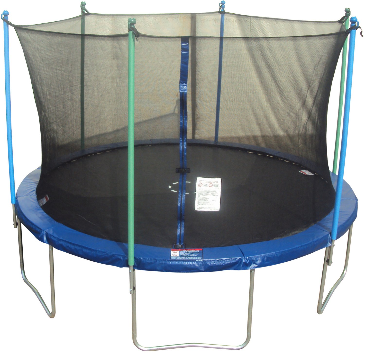 Jump Zone 12 ft Round Trampoline with Enclosure Academy