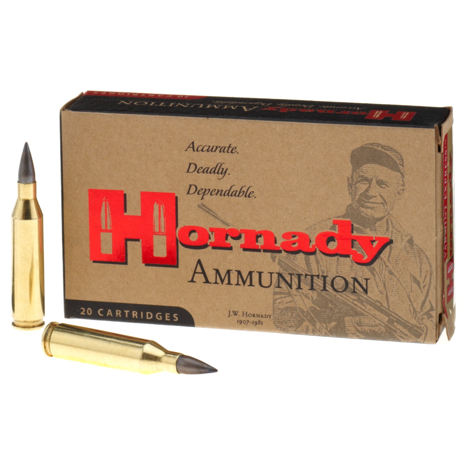 Hornady V-MAX™ Moly .243 Winchester 58-Grain Rifle Ammunition