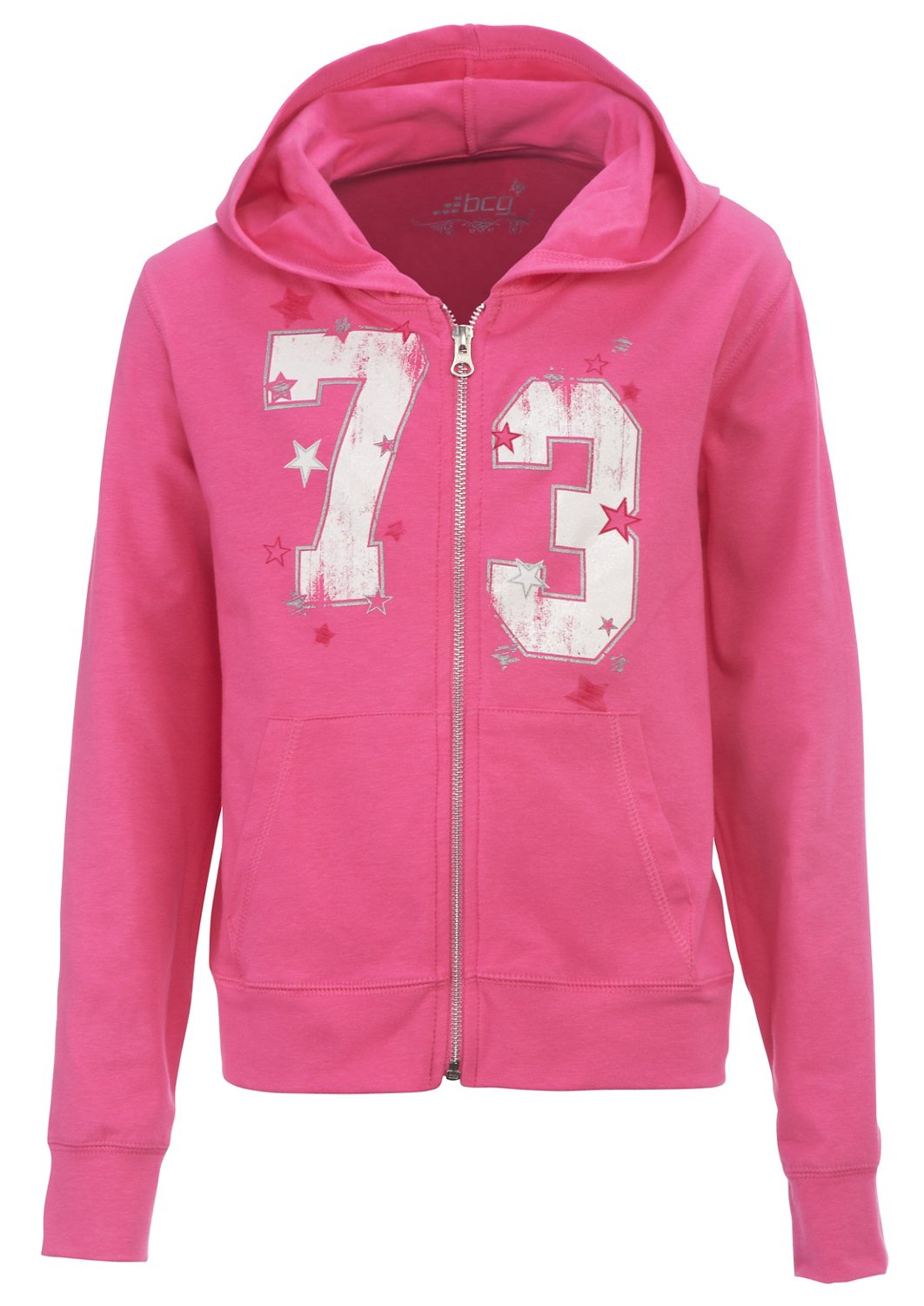 BCG™ Girls' Stretch Zip Up Hoodie thumbnail