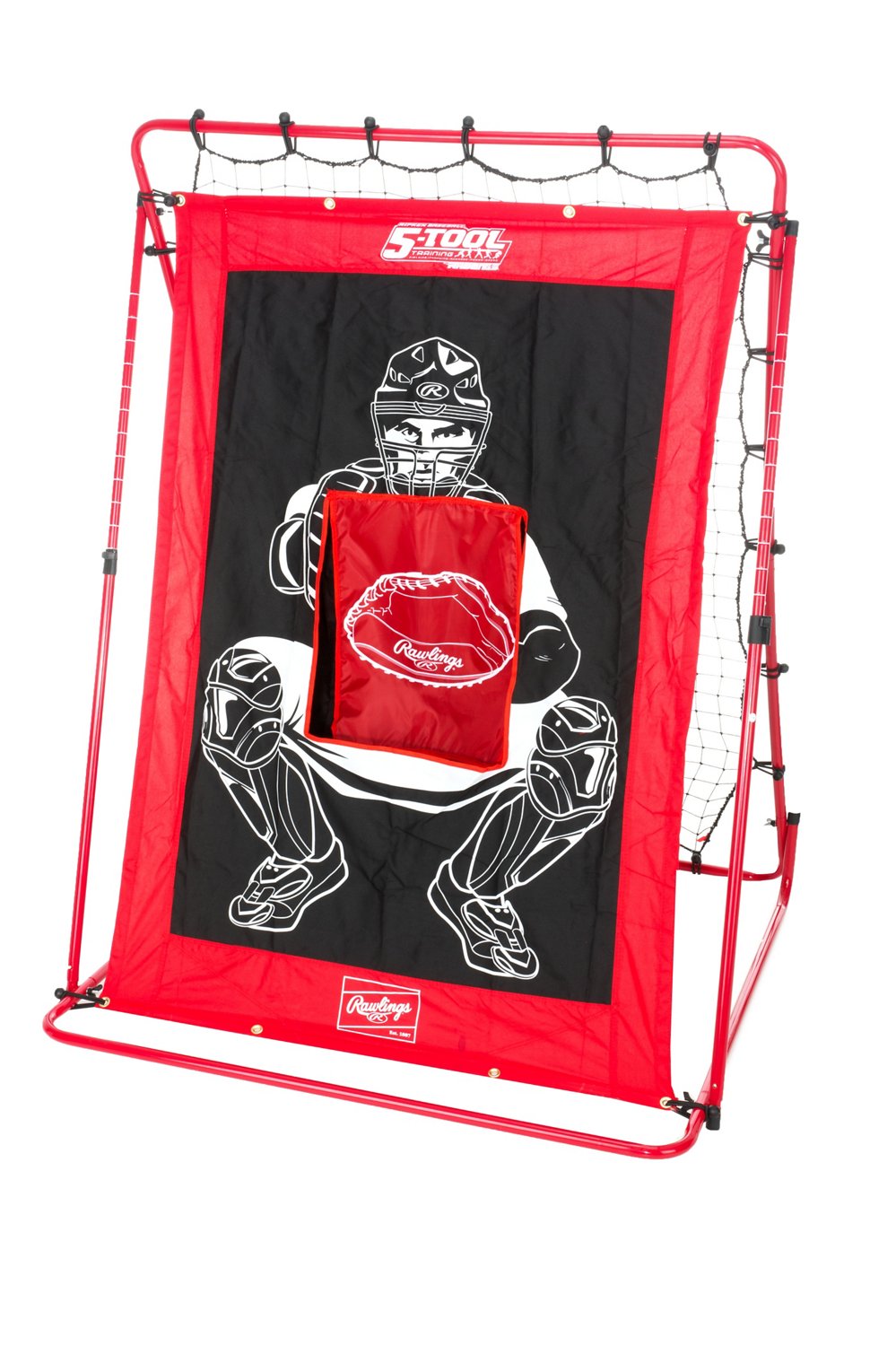 Rawlings® Travlpitch 5-Tool Comebacker and Pitching Net