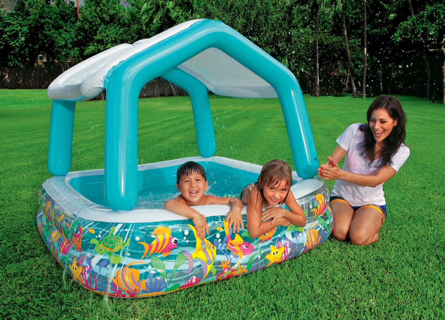 INTEX® Kids' Sunshade Pool with Canopy