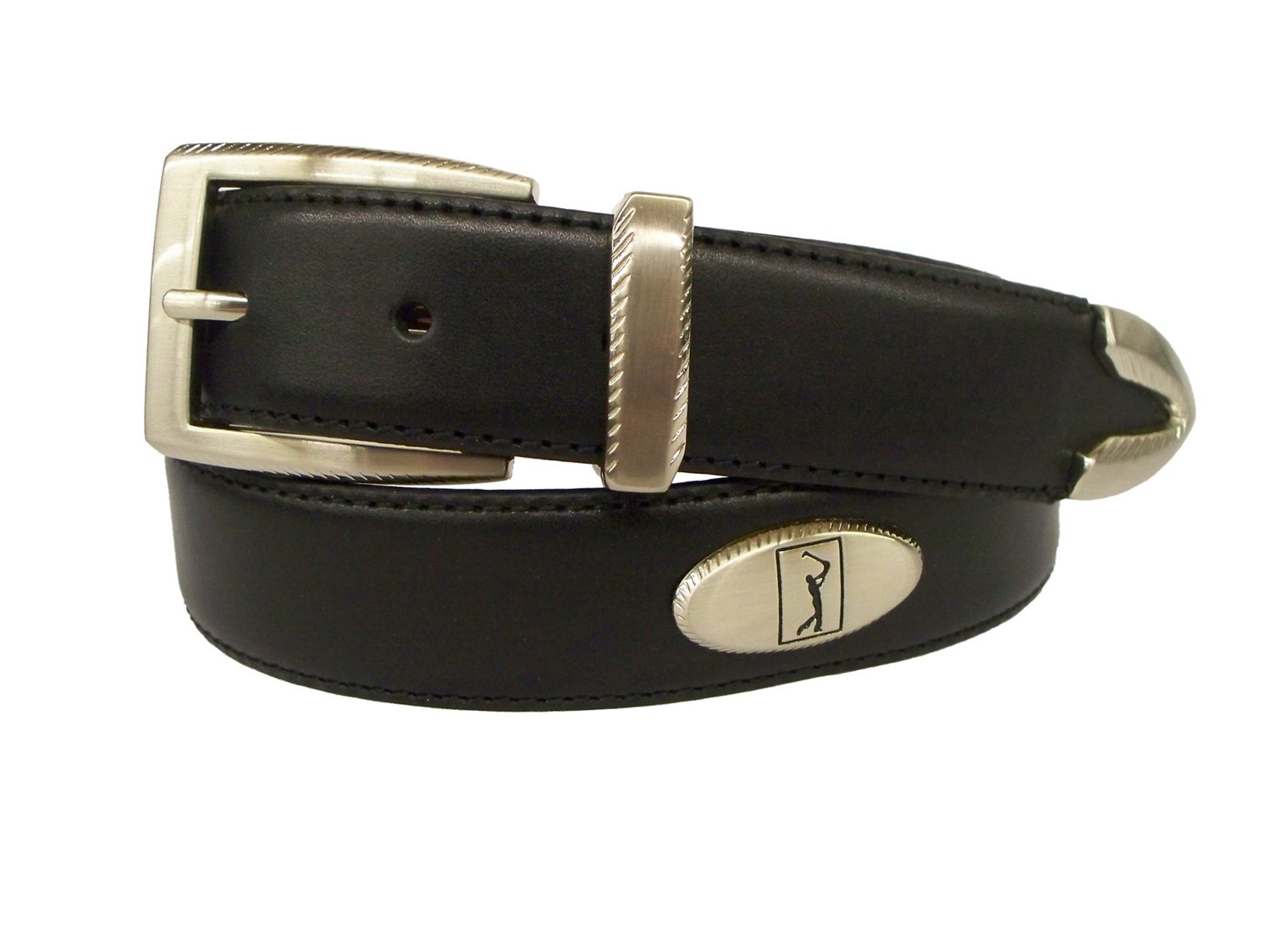 PGA Tour Men's Leather Belt