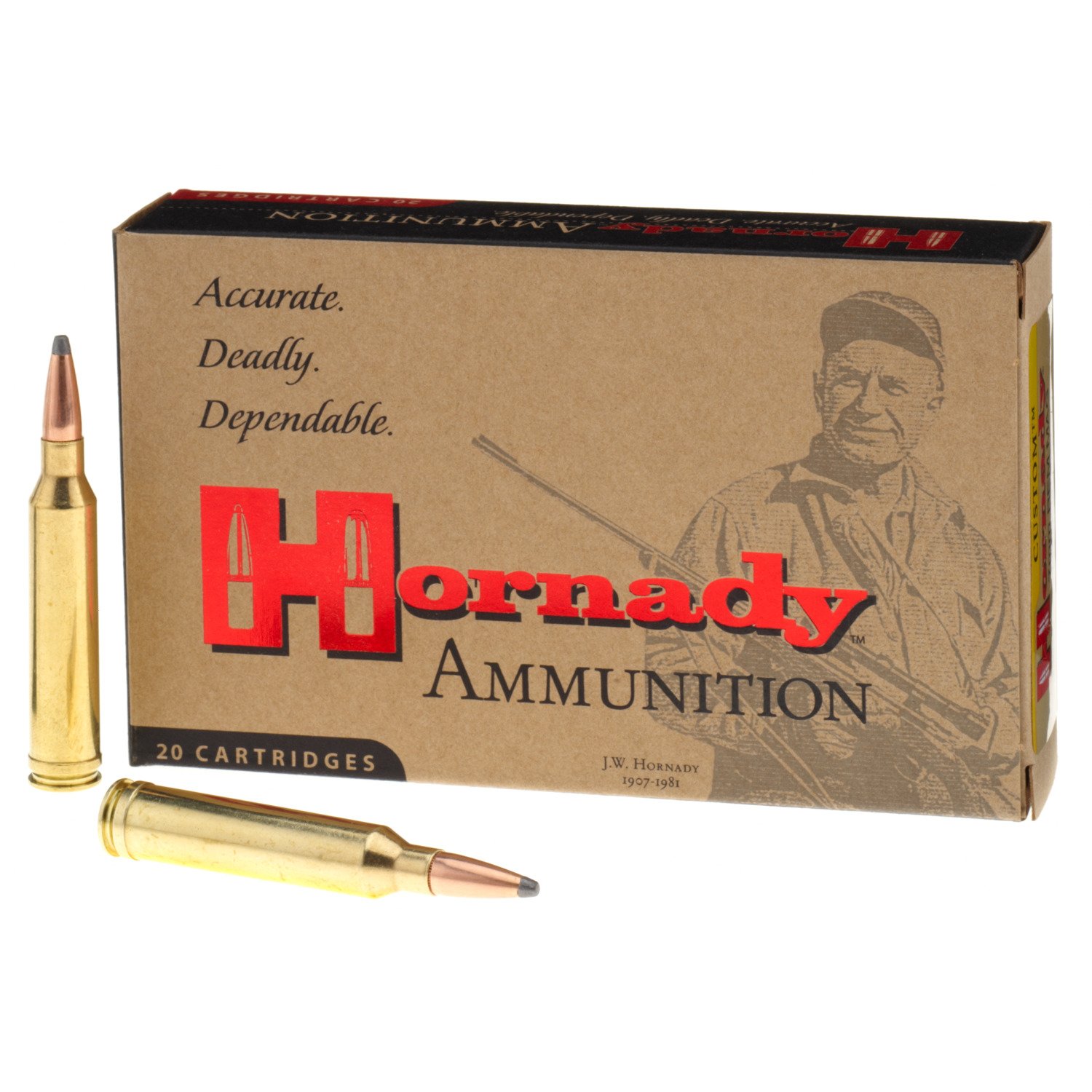 Hornady InterLock® BTSP 7 mm Remington Magnum 139-Grain Rifle Ammunition
